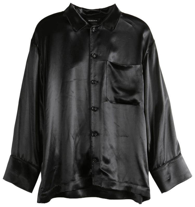 Ann Demeulemeester Coby Relaxed Lounge Shirt Black