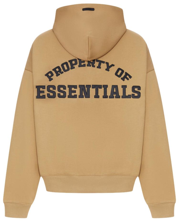 Fear of God Essentials Property Lounge Half Zip Hoodie Dune