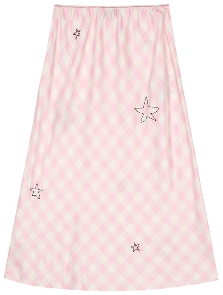 Brain Dead x Coach Embroidered Slip Skirt Light Pink