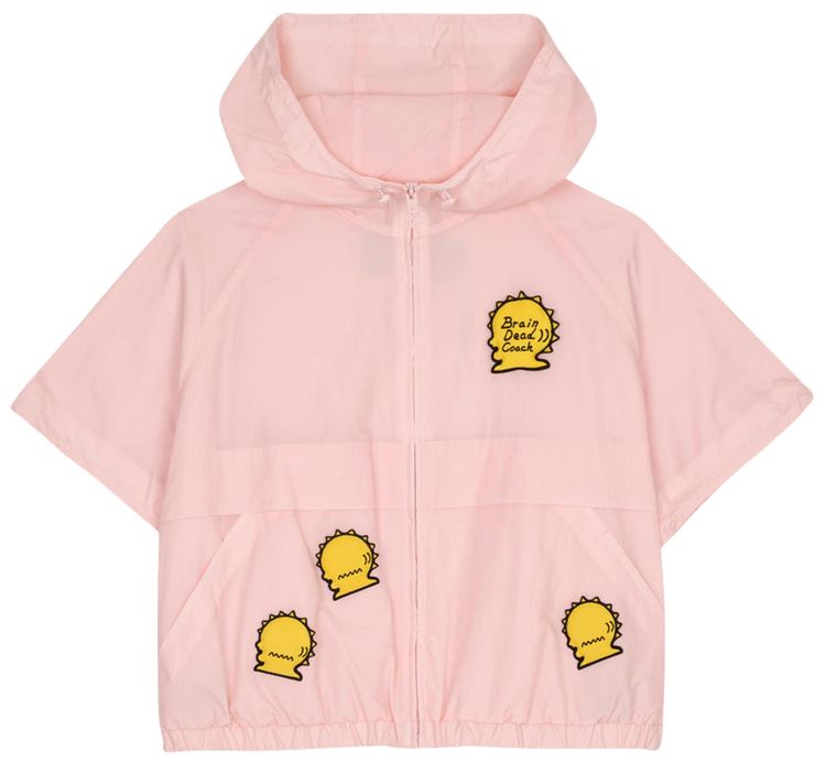 Brain Dead x Coach Short Sleeve Windbreaker Light Pink