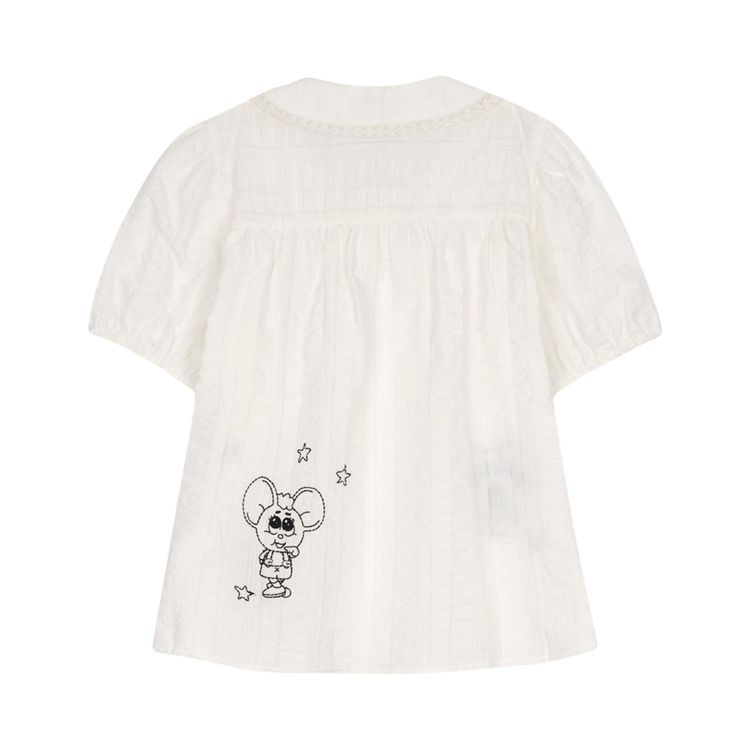 Brain Dead x Coach Embroidered Button Down Blouse White
