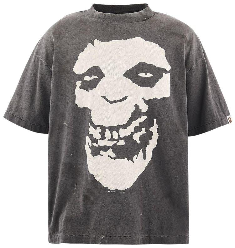 SAINT Mxxxxxx x BAPE Always Love Short Sleeve T Shirt Black