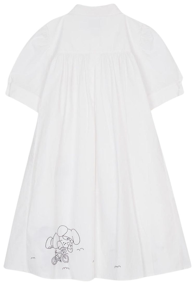 Brain Dead x Coach Embroidered Shirt Dress White