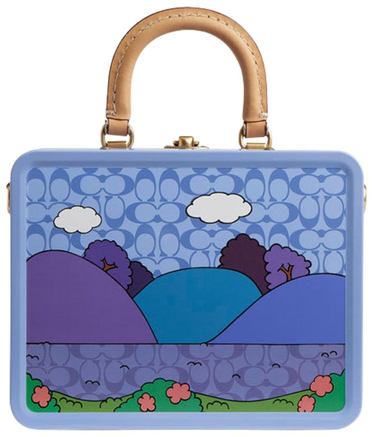Brain Dead x Coach Lunch Box Purple Multicolor