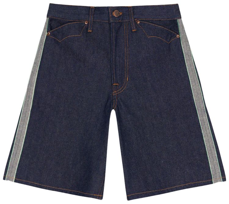 Brain Dead x Coach Denim Shorts Dark Blue