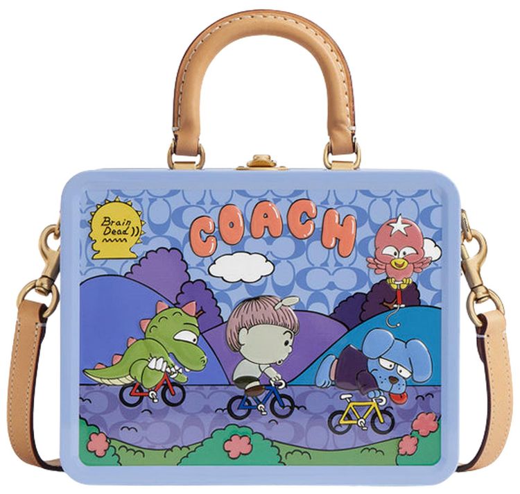 Brain Dead x Coach Lunch Box Purple Multicolor