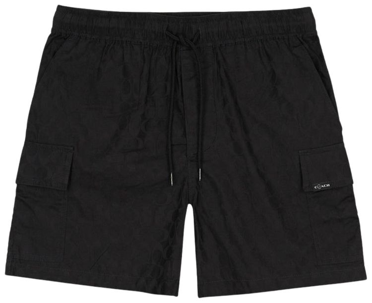Brain Dead x Coach Signature Camp Shorts Black