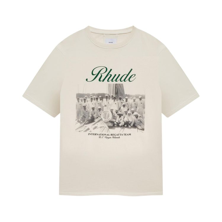 Rhude Virgin Islands Script Tee White
