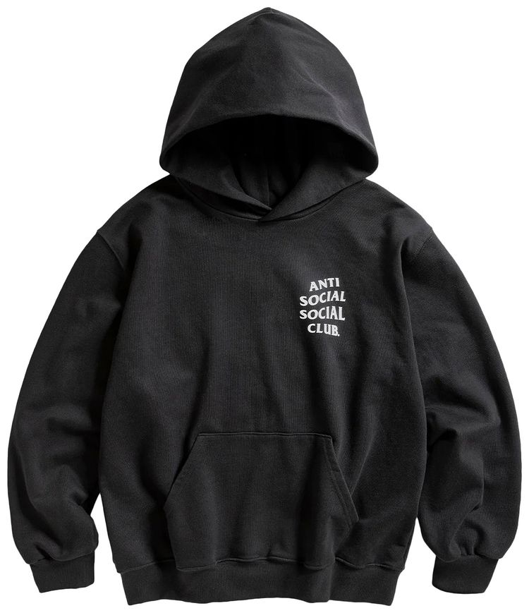 Anti Social Social Club Clutching Pearls Hoodie Black