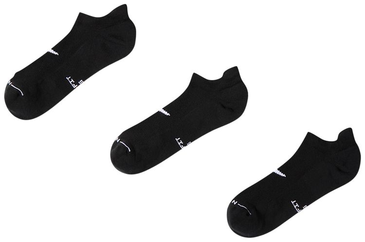 Nike Everyday Elevated No Show Socks 3 Pairs Multicolor