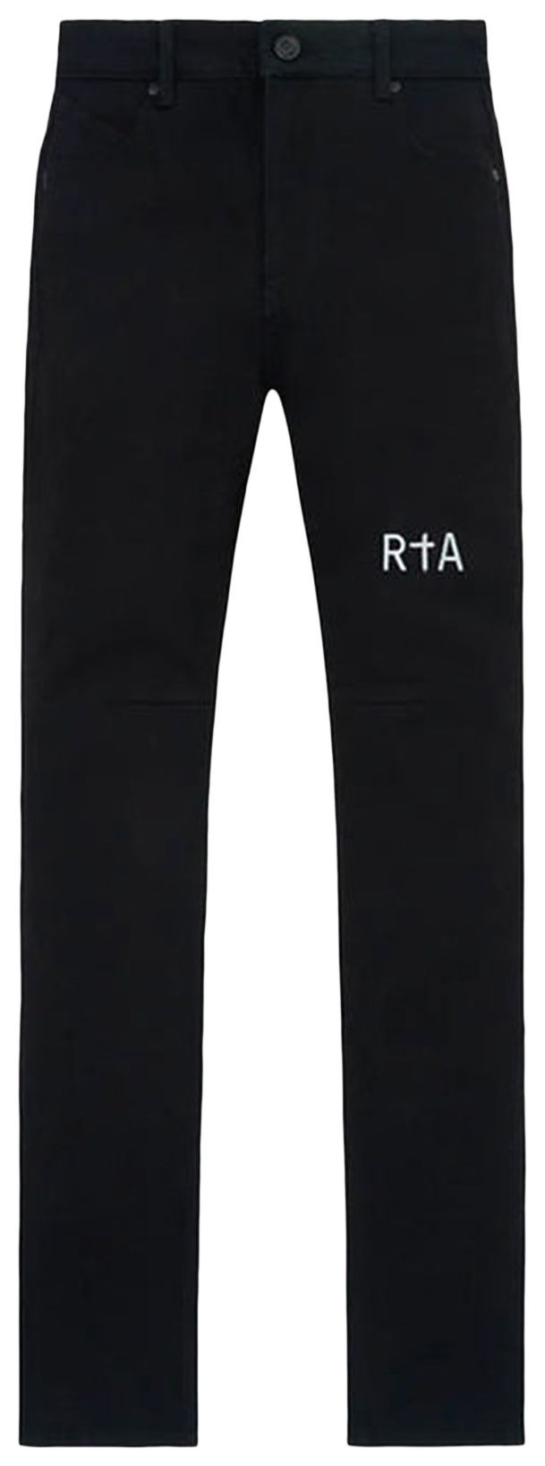 RtA Bryant Skinny Jean Black White Cross