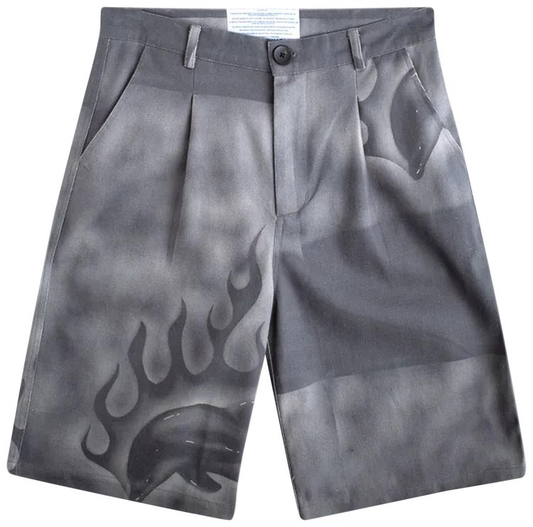 Jungles Flaming Dolphin Shorts Grey