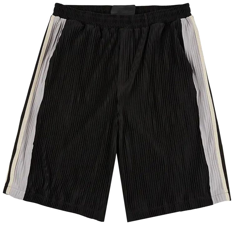 Jungles Weave Trim Pleat Short BlackLight Grey
