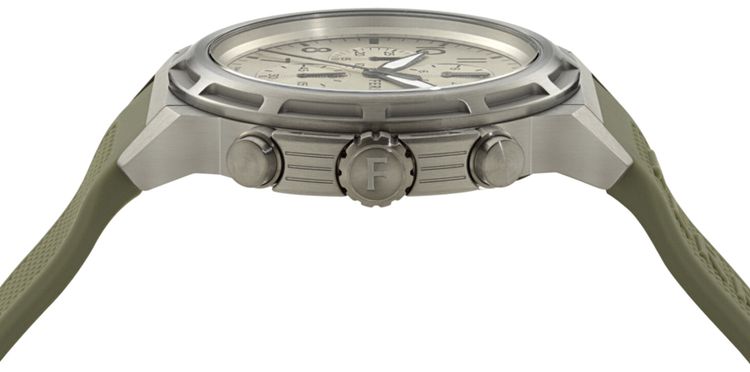 Ferragamo Sport Chrono Silicone Watch Gun