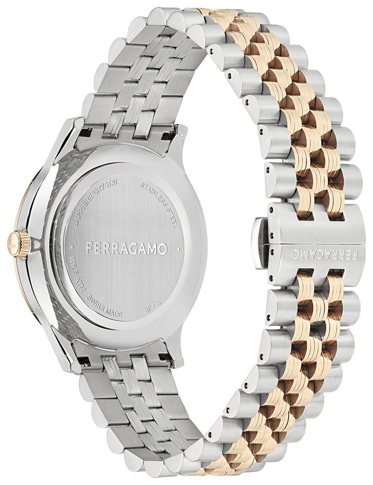 Ferragamo Duo Bracelet Watch Two Tone