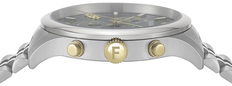 Ferragamo Duo Chrono Bracelet Watch Stainless Steel