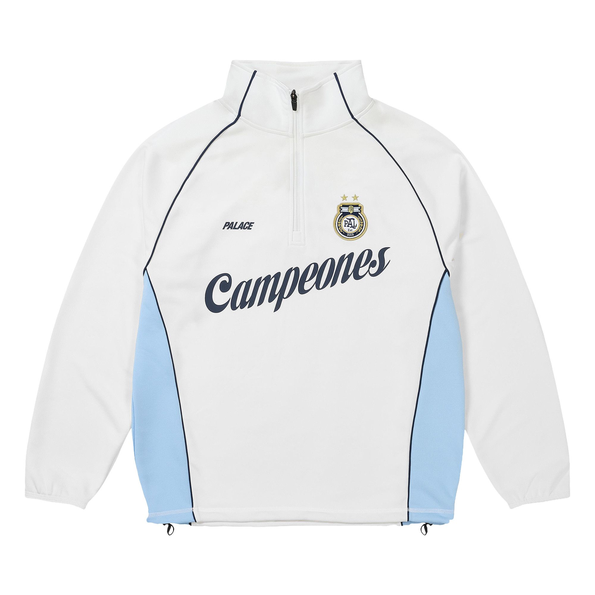 Buy Palace Copa 1/4 Zip Techy Fleece 'White' - P30CS249 | GOAT