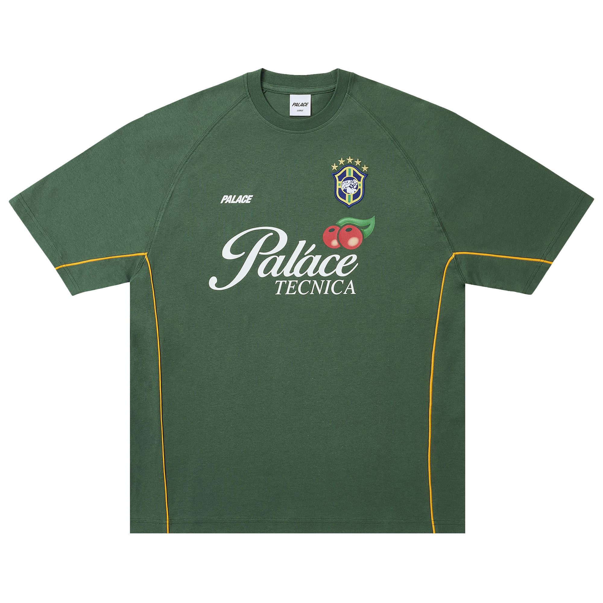 Buy Palace Copa America T-Shirt 'Racey Green' - P30ES211 | GOAT