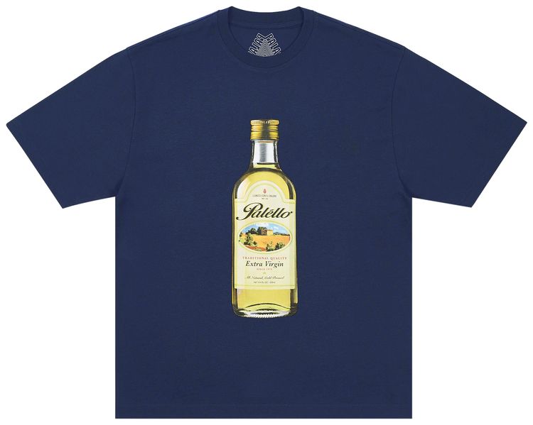 Palace Extra Virgin T Shirt Navy