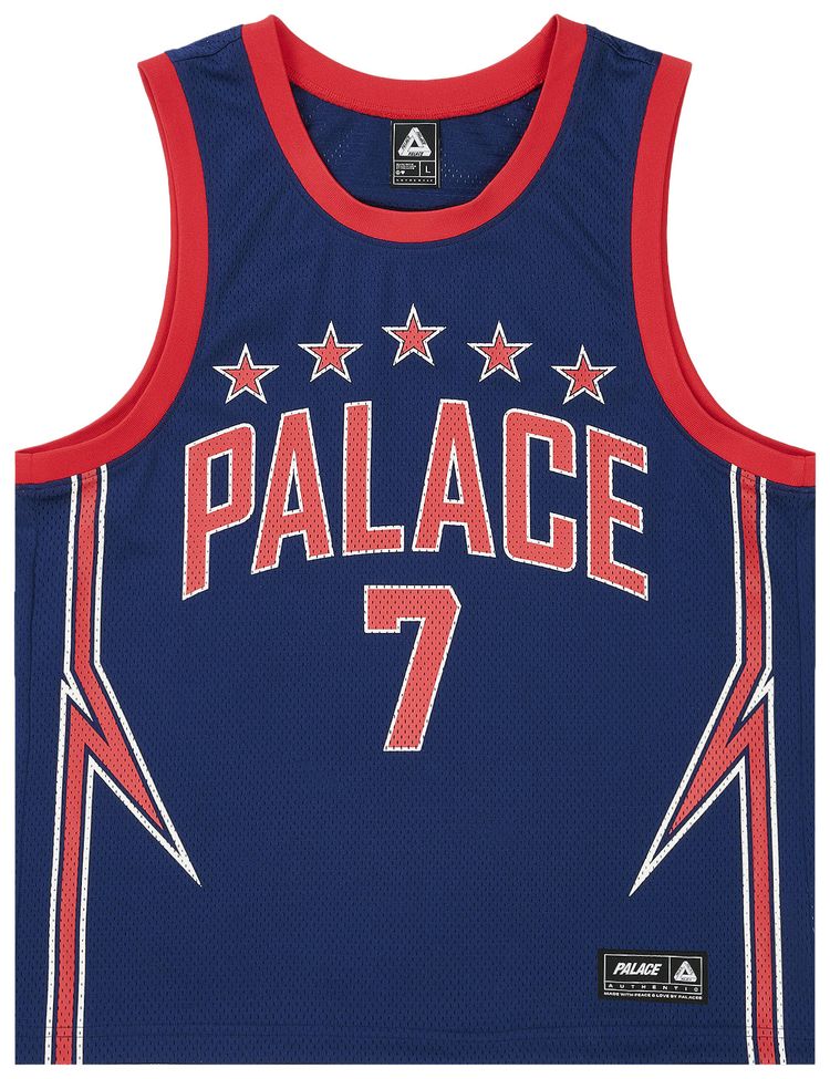 Palace Lightning Basketball Vest NavyRed