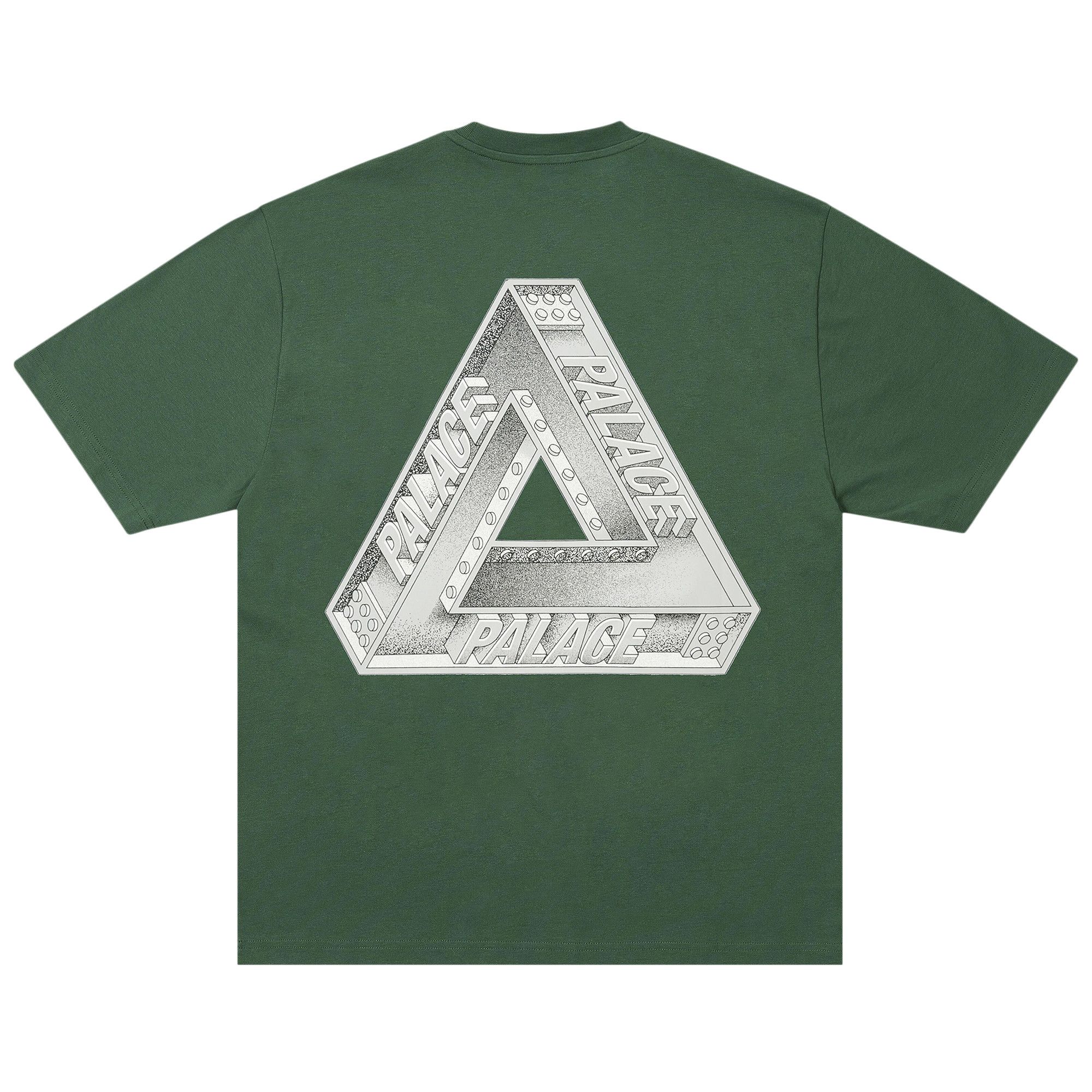Buy Palace Tri Girders T-Shirt 'Racey Green' - P30TS384 | GOAT