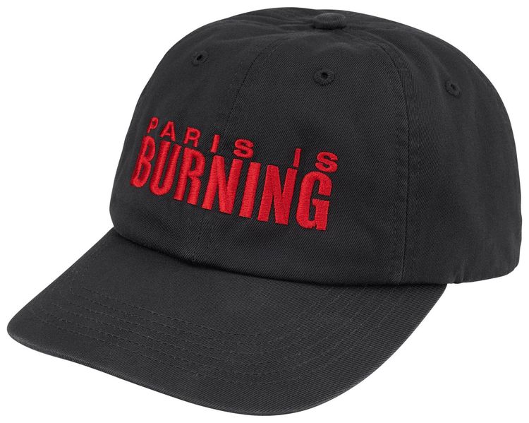 Supreme Paris Is Burning 6 Panel Black