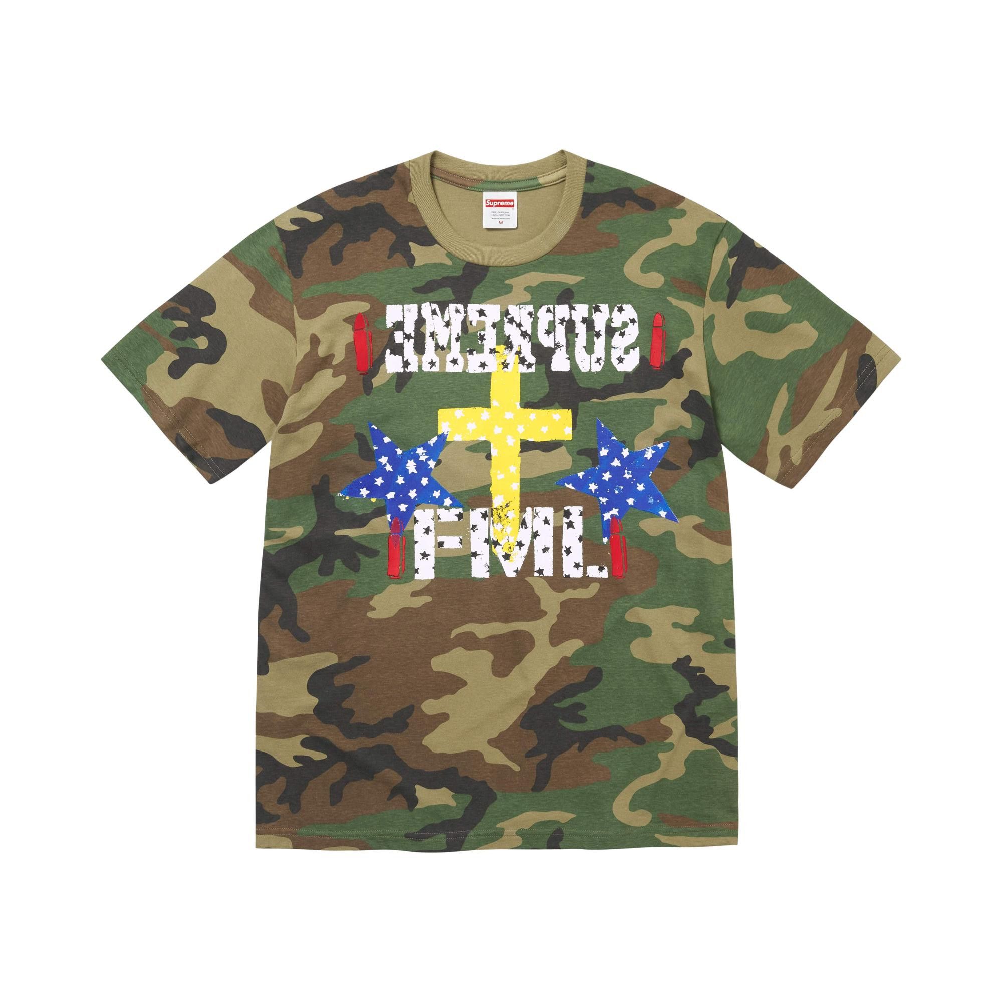 Buy Supreme Fml Tee 'Woodland Camo' - SS26T71 WOODLAND CAMO | GOAT