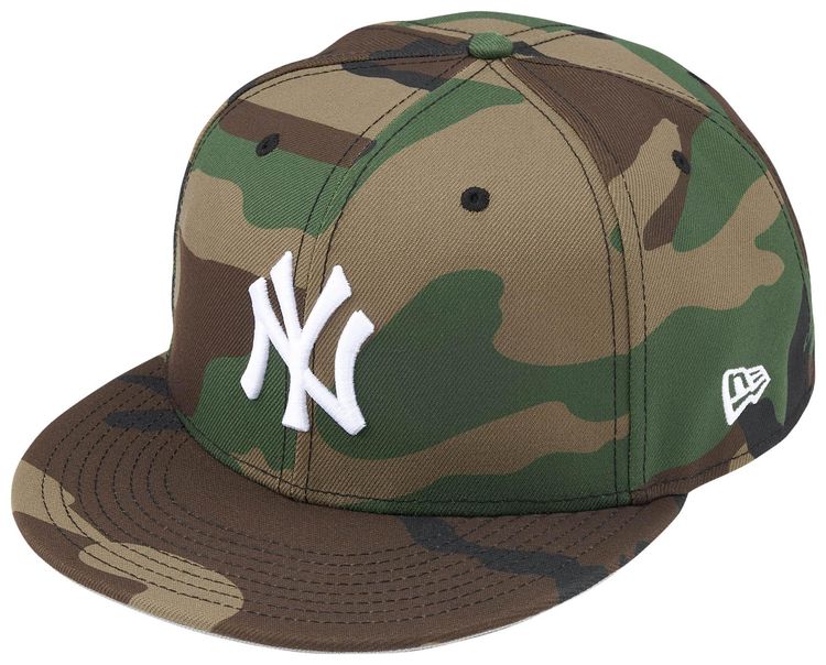 Supreme x New York Yankees New Era Woodland Camo