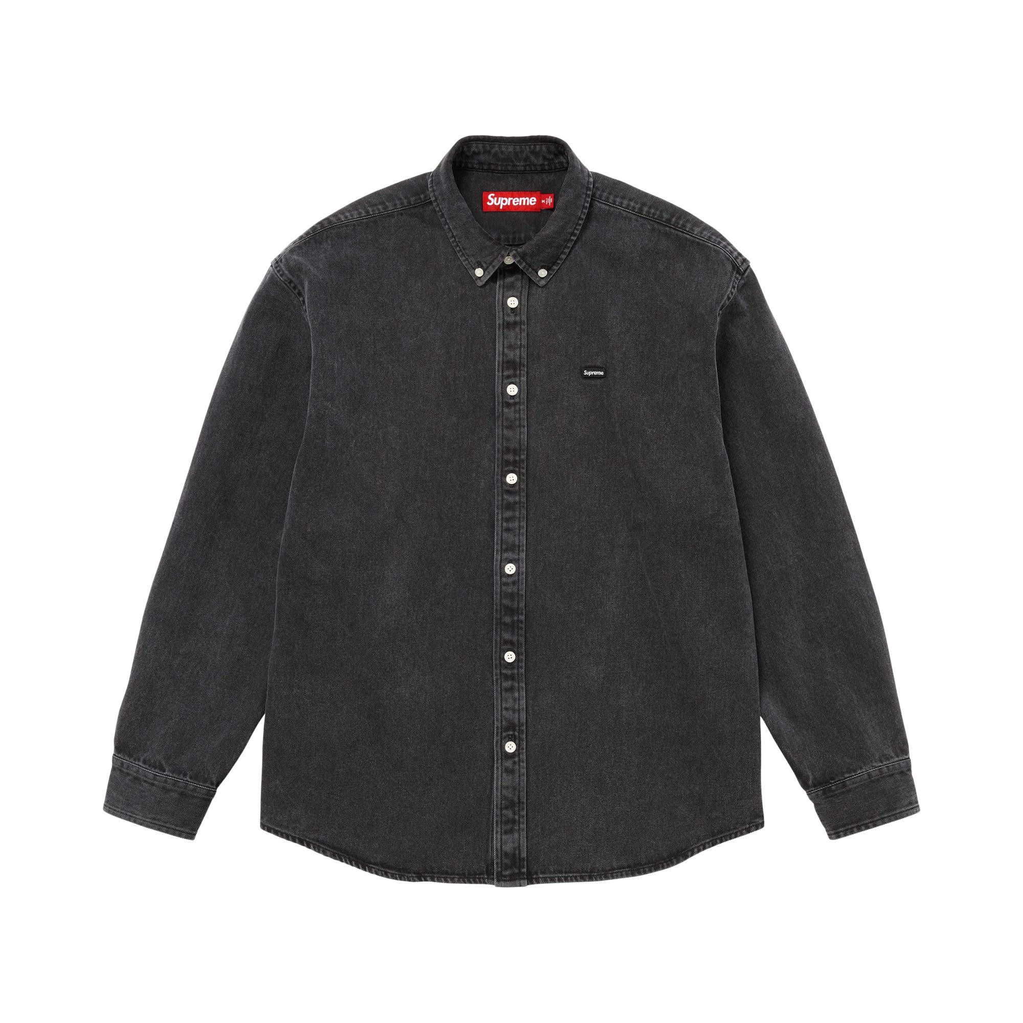 Buy Supreme Small Box Denim Shirt 'Black' - SS26S2 BLACK | GOAT