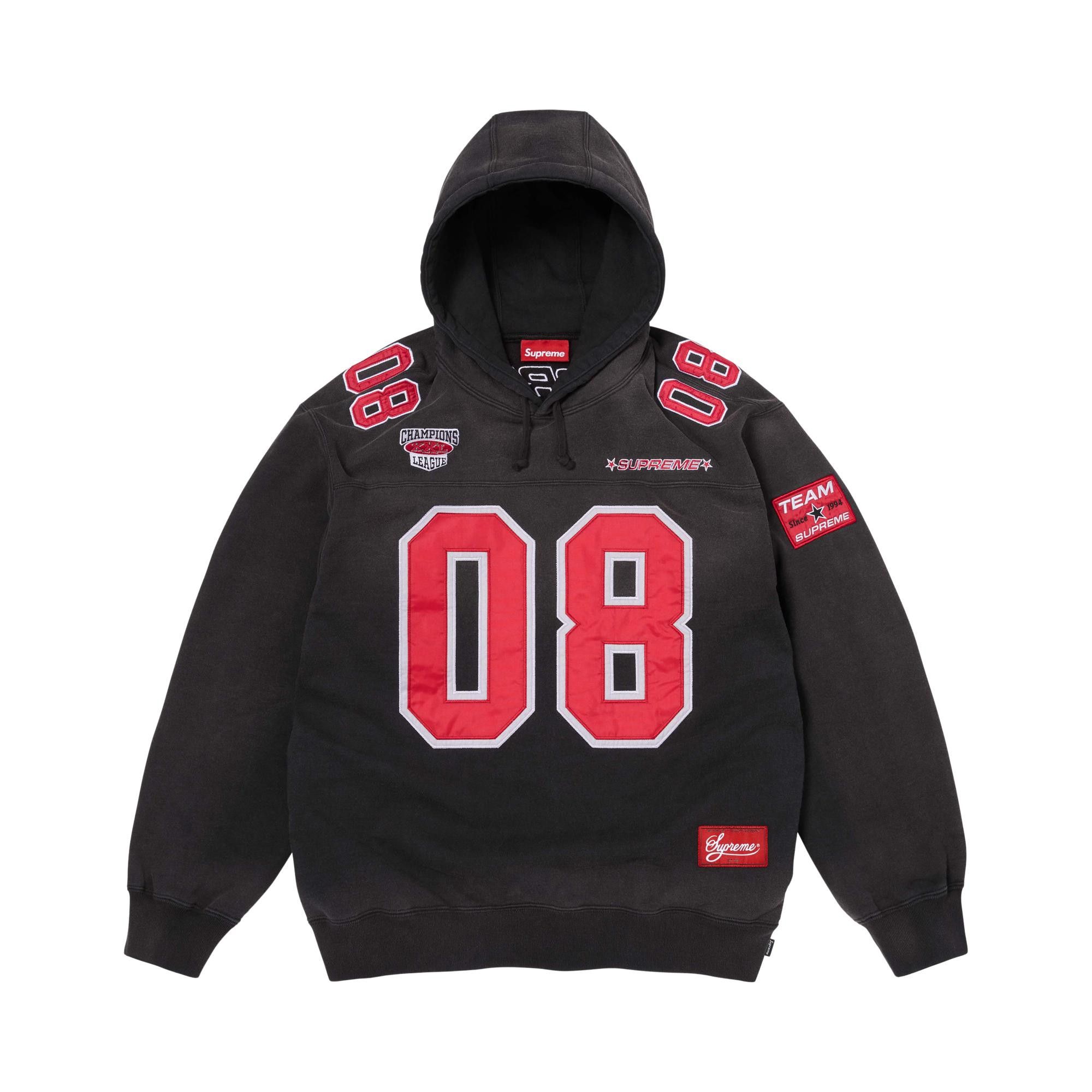 Buy Supreme Jersey Hooded Sweatshirt 'Black' - SS26SW80 BLACK | GOAT