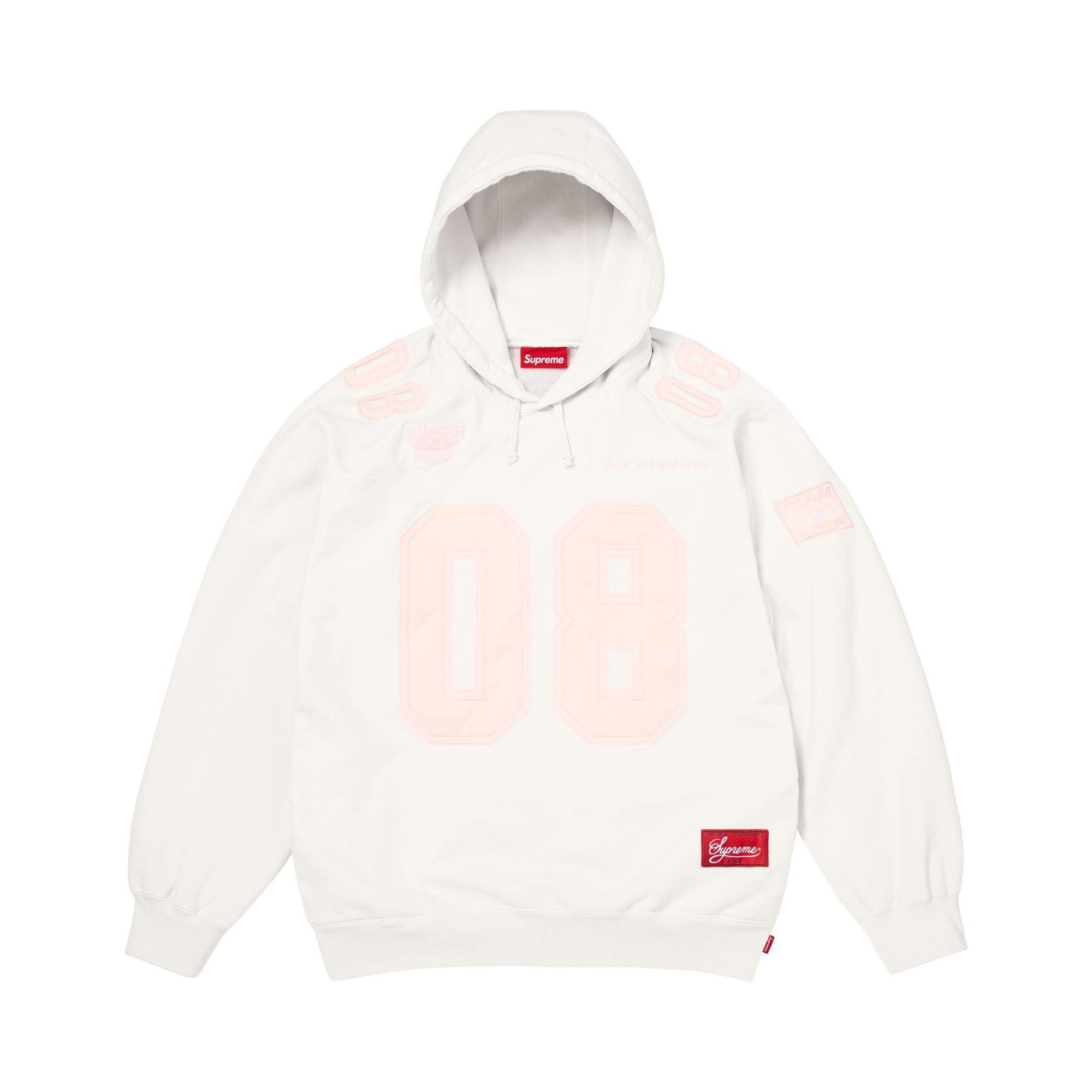 Buy Supreme Jersey Hooded Sweatshirt 'White' - SS26SW80 WHITE | GOAT