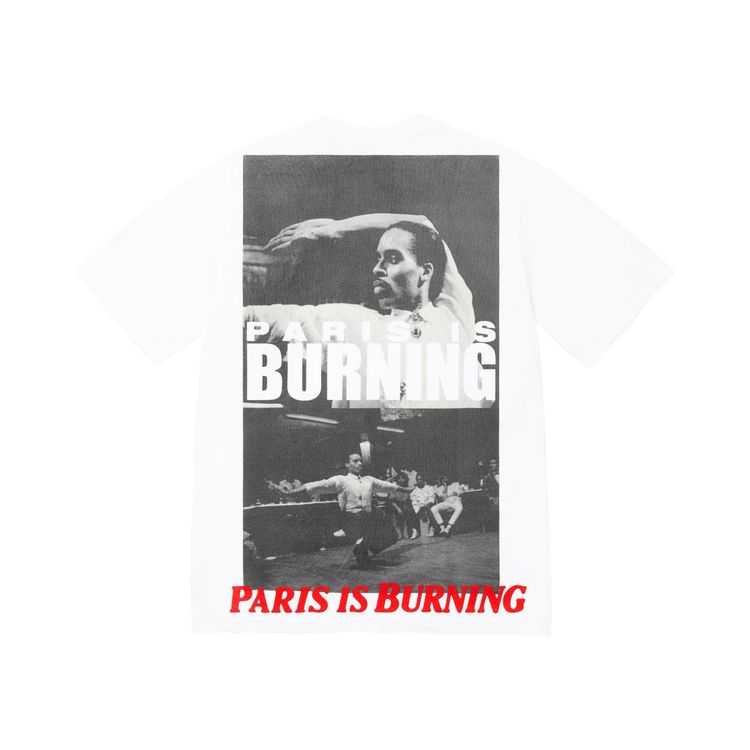 Supreme Paris Is Burning Tee White