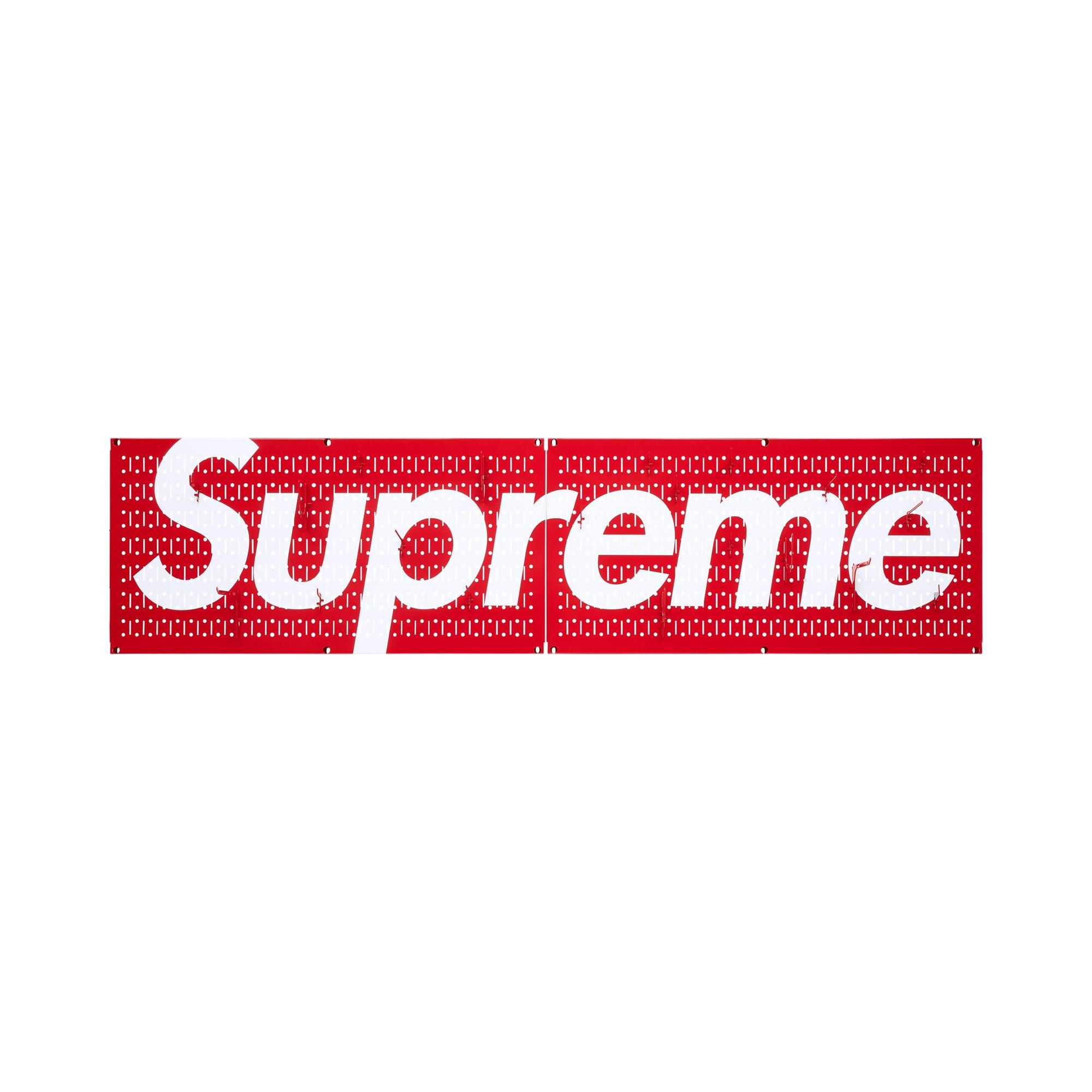 Buy Supreme x Wall Control Pegboard Panel (Set Of 2) 'Red