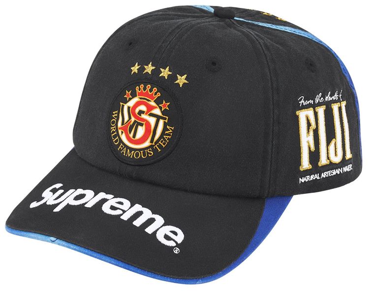Supreme x Fiji 6 Panel Black