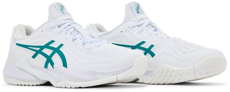 ASICS Court FF 3 Novak White Pitch Green