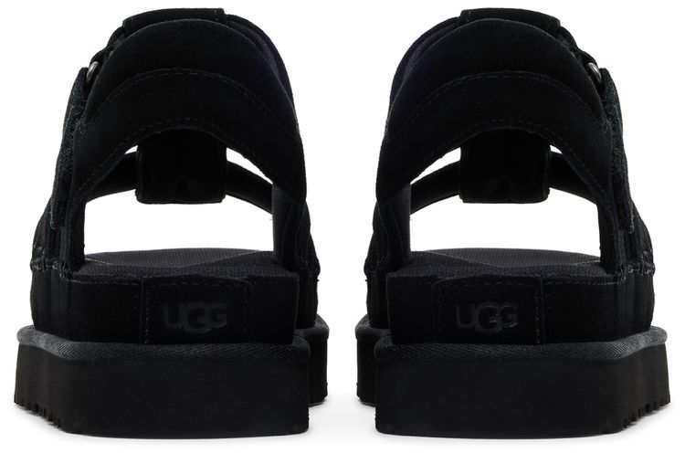 UGG Wmns Goldenstar Strap Platform Sandal Black