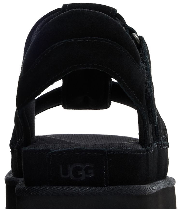 UGG Wmns Goldenstar Strap Platform Sandal Black