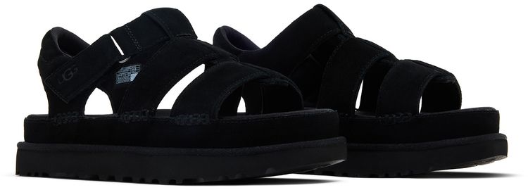 UGG Wmns Goldenstar Strap Platform Sandal Black
