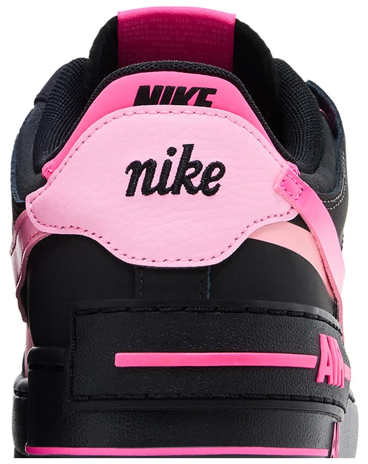 Nike Wmns Air Force 1 Shadow Black Pink Spell