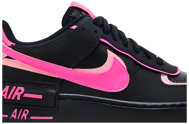 Nike Wmns Air Force 1 Shadow Black Pink Spell
