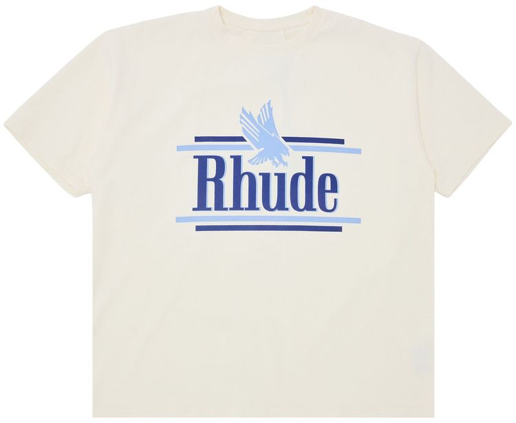 Rhude Rossa Tee Vintage WhiteBlue