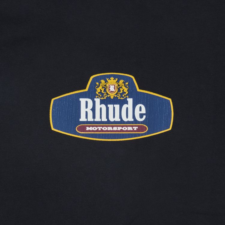 Rhude Racing Crest Tee Vintage BlackNavy