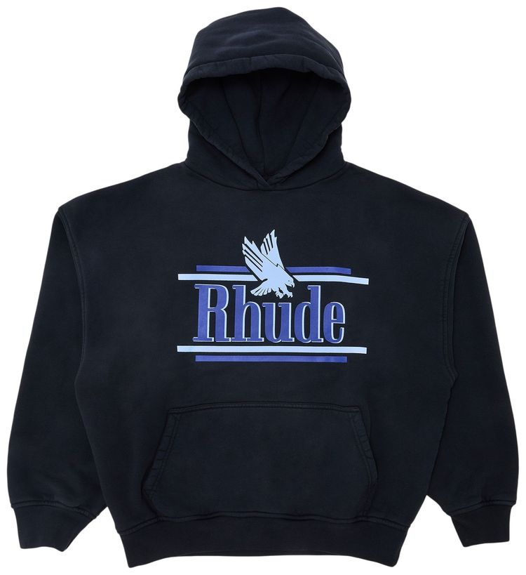 Rhude Rossa Hoodie Vintage BlackBlue