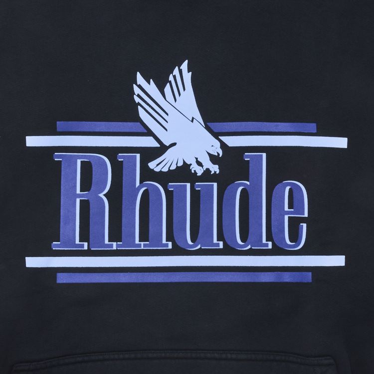 Rhude Rossa Hoodie Vintage BlackBlue