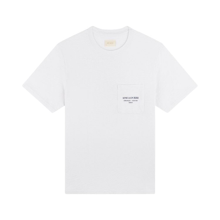 Aime Leon Dore Artiste Pocket Tee Bright White