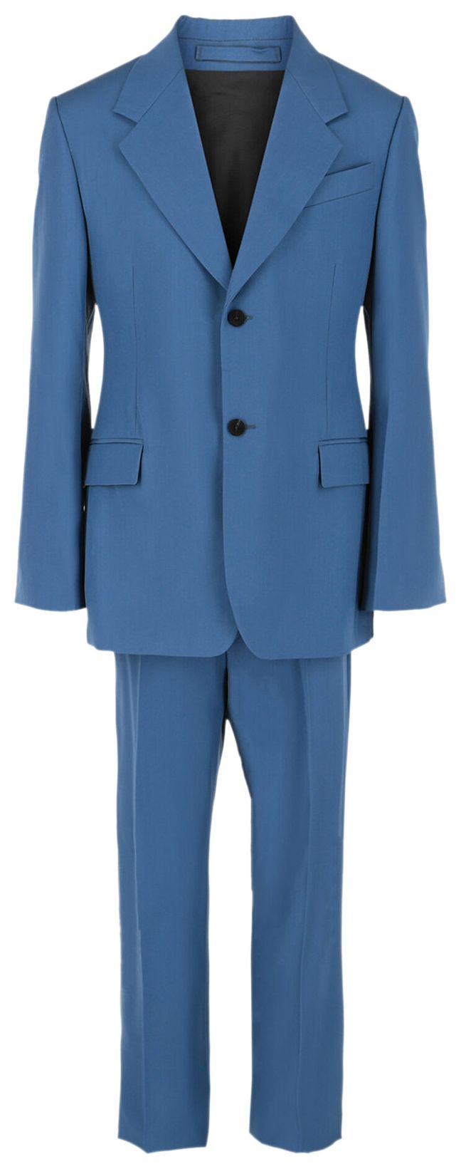 Ferragamo Wool Two Piece Suit Blue