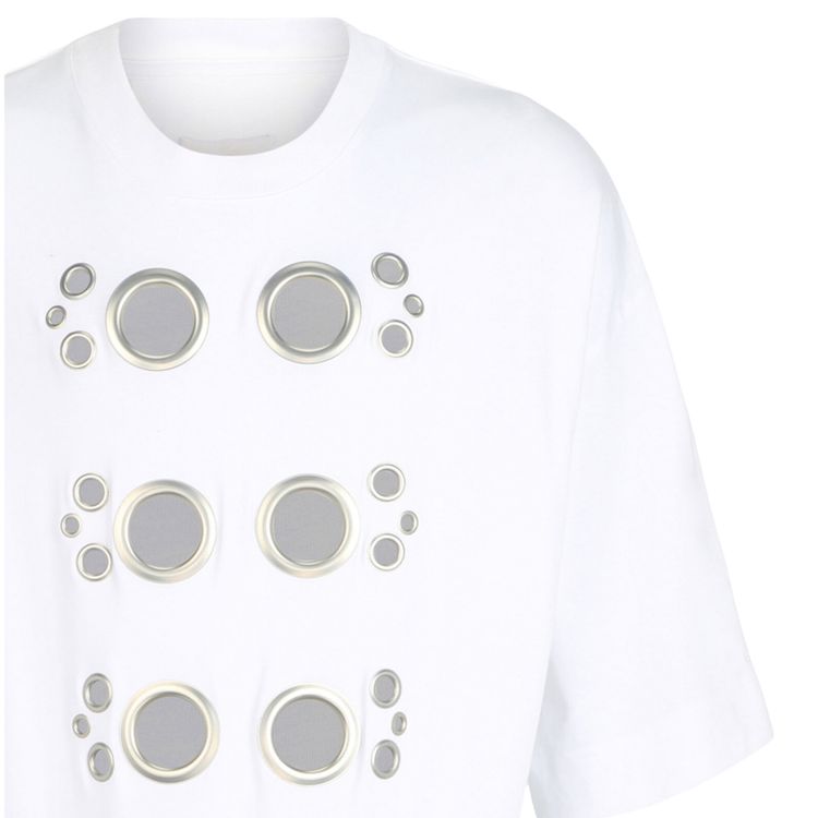 Givenchy Eyelet Oversized T Shirt White