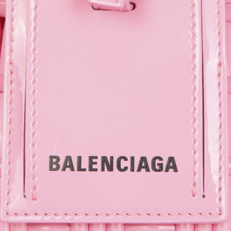 Balenciaga Bistro XS Basket Top Handle Bag Sweet Pink