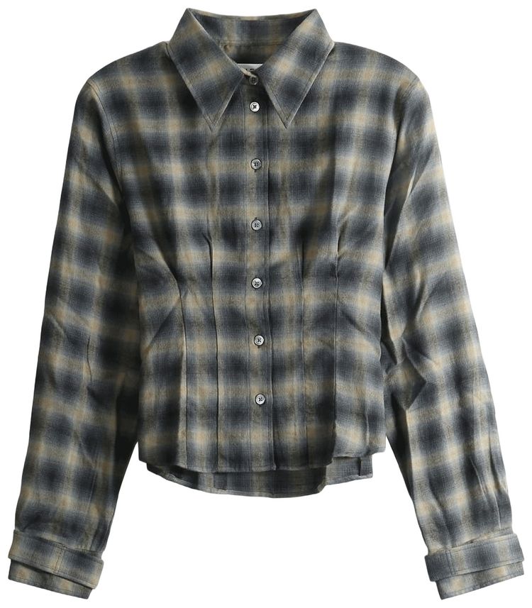 Our Legacy Envelope Long Sleeve Shirt Yukon Check Woolton