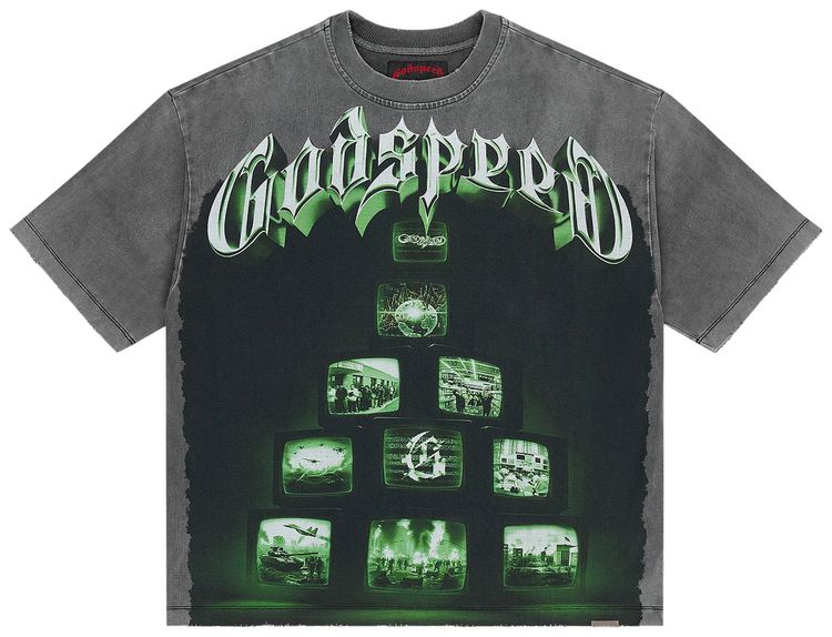 Godspeed Overstimulation Tee GreyGreen
